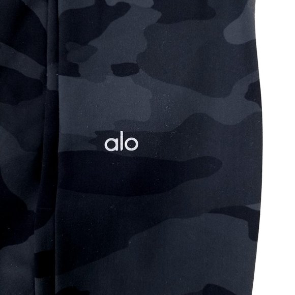 ALO Yoga High Waisted Vapor Leggings Grey Camo Med - Picture 3 of 13